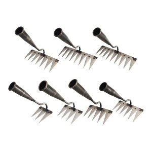 プラスチック熊手 - 園芸工具サプライヤー(Page1List) - SUMIO [starrycoo]雑草除去ツール 園芸用品 掘り起こし道具 熊手 マンガン鋼 多機能除草ツール 手袋付き農業用 草取り道具 雑草