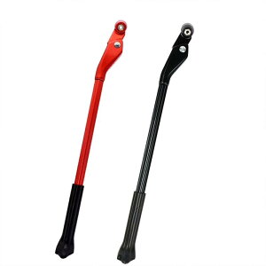 自転車キックスタンド 自転車キックスタンド 頑丈 24インチ-29インチホイール用 アルミ合金製 高さ調節可能 自転車アクセサリー サイドサポート