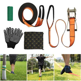 Slackline キット 優れた牽引力 全身トレーニングのための高い信頼性