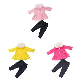 人形のオーバーコート 18インチドールパンツ ドール装飾 ドールメイキング 飾り 全2色