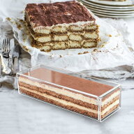 蓋付きティラミス容器 多機能で丈夫な軽量ティラミスケース