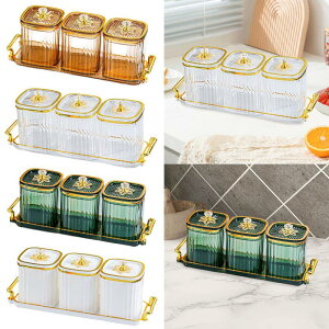 分割された食器料理.蓋付きの調味料ボックスセット.ドライフルーツトレイ.トレイ調味料スパイスジャーを提供する前菜