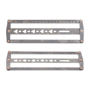 革ベルト補助位置決めパンチ定規パンチ穴間隔ツールステンレス鋼耐久性のある革細工ツール手作りベルトエンドツール