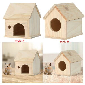 木製ハムスターの隠れ家.生息地シェルター.探検おもちゃ.ケージおもちゃ.小動物用小動物睡眠小屋.ラット.