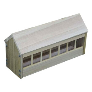 鳩用餌箱 木製 鳩用品.鳥用餌箱.鳩.ウズラ.アヒルの子.ひよこ.庭用鳥用餌入れ