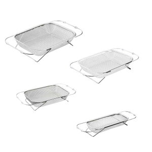 シンク水切りラック 排水バスケット 細かいメッシュ 引き込み式食器乾燥ラック シンク内 家庭用キッチン排水 野菜 果物 すすぎ