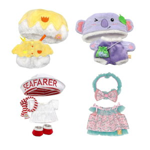 7.8インチ人形服セット クリエイティブ服 カジュアルウェア ソフト手作り人形服セット ドレスアップ人形衣装 ベビードール 新生児人形用