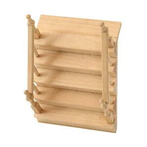 1/12 ドールハウス 木製階段 知育玩具 ミニハウスデコレーション ドールハウスアクセサリー 誕生日プレゼント 男の子 女の子用