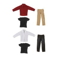 1:12 男性フィギュア服 6 インチ男性コレクタブルアクションフィギュア BJD 人形