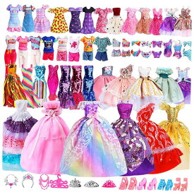 68点 人形用服とアクセサリー ビキニ水着コスチューム 30cm 女の子人形用 ハロウィンギフト ドレスアップ