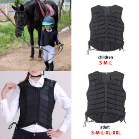 Un Eベスト.プロの安全馬ベスト.キッズ馬術のボディー.軽量通気性馬術ベスト乗馬ベスト