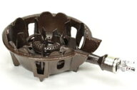 タチバナ製作所 TS-510 鋳物コンロ 一重小（並型）・種火無し ガスバーナー(普及タイプ) 底枠付