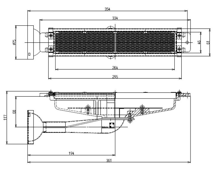楽天市場】リンナイ 荒磯用(RGA) ガス赤外線バーナーユニット R-420-7 