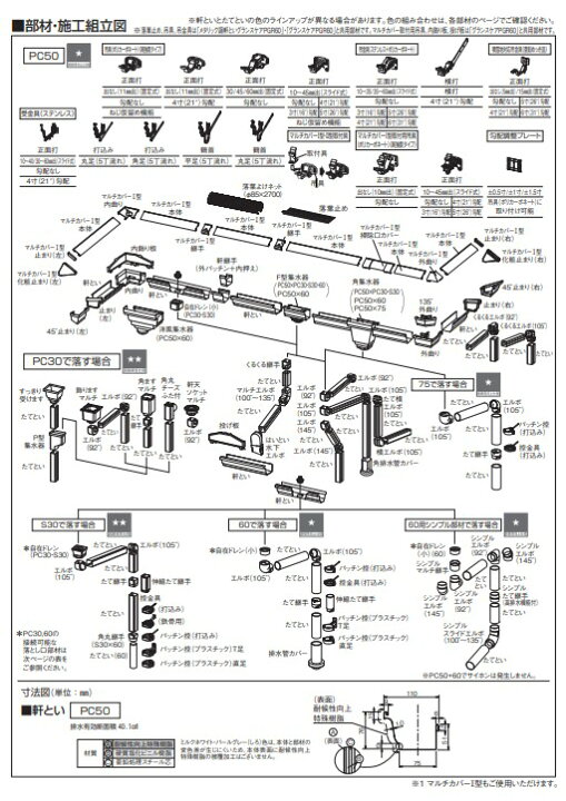 Panasonic⭐︎樋部材