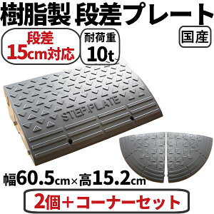 �i�������X���[�v �i��15cm�p�@��60cm 2�Z�b�g+���R�[�i�[�@192cm�Ή� �ω׏d10t ���Y �������i���v���[�g �v���X�e�B�b�N �X�e�b�v�v���[�g���ԏ�E�Ԍɂ̒i�������I���O�p ���� �Ԃ��� ���