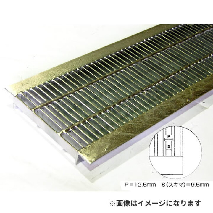 楽天市場】細目型 U字溝用 グレーチング 300mm 溝幅用 (歩道用) 長さ 
