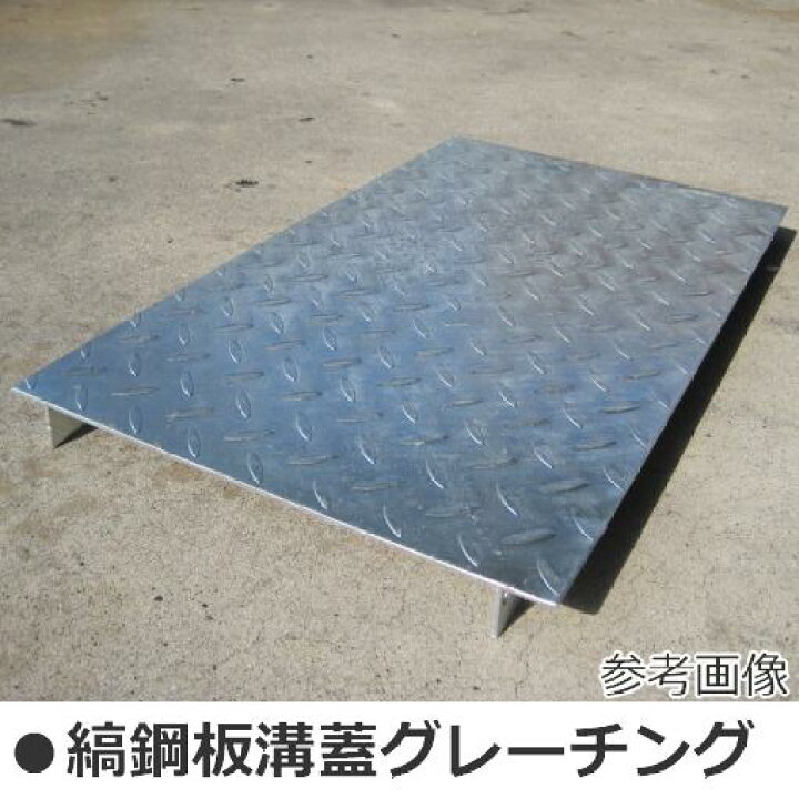 楽天市場】縞鋼板 溝蓋 グレーチング みぞ幅120mm用 (歩道用)長さ600mm 
