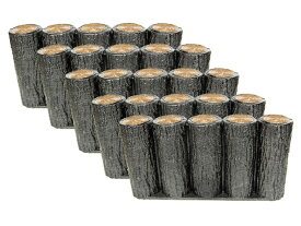 花壇の囲い、柵に！ プラスティック擬木　5連平行杭タイプ H200 【5個セット】 サンポリ　はなえ80φ 枕木 お庭の縁取り diy 家庭菜園 土留め ブロック 仕切り フェンス 柵 ガーデニング 樹脂製 園芸 花壇 囲い