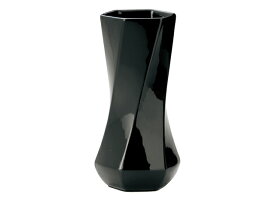 GRH【送料無料】 BLACK&WHITE花瓶 ブラック 【代引不可】 〈北海道・沖縄・離島・一部地域は別途送料がかかります〉 005-B-BK