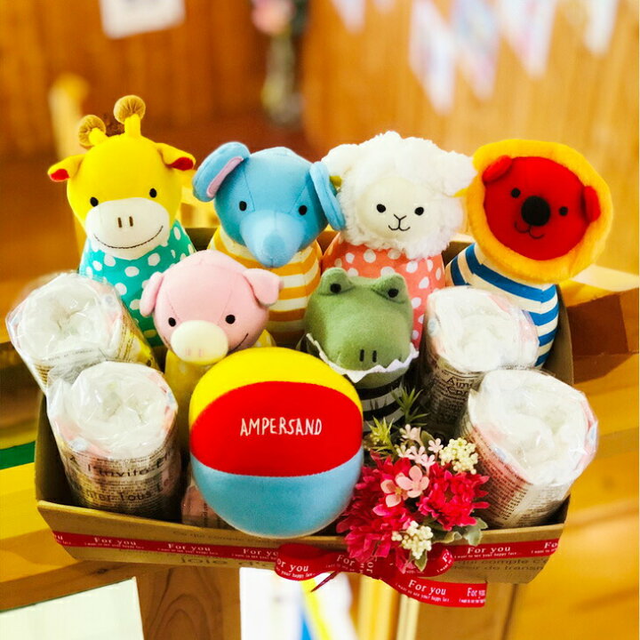 楽天市場 おむつケーキ アンパサンド 女の子 男の子 出産祝い 送料無料 ベビーギフト オムツケーキ 出産祝い メリーズ パンパース 動物 アニマル おむつケーキ ギフト Sumasuma