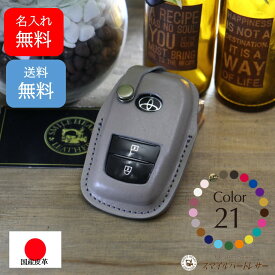 名入れ　無料　スマートキーケース トヨタ ランドクルーザー250　新型プリウス ヤリスクロス ヤリス ランドクルーザー ハイラックス アクア シエンタ 新型クラン 等 ハリアー キーケース 本革【受注製作】 スマートキー おしゃれ シンプル 上品 かっこいい プレゼント