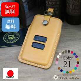 名入れ 無料 スマートキーケース ルノー 新型カングー メガーヌ ルーテシア等 本革【受注製作】ギフト スマートキー シンプル 上品 かプレゼント