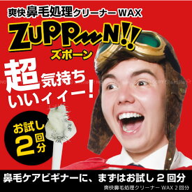 鼻毛 ワックス /爽快鼻毛処理クリーナーWAX ズポーン 2回分 70061【送料無料】/【ポイント 倍】