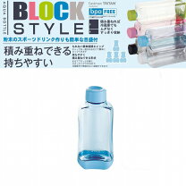 楽天市場】pcアクア ボトル ブルー ブロックスタイル h－6033の通販