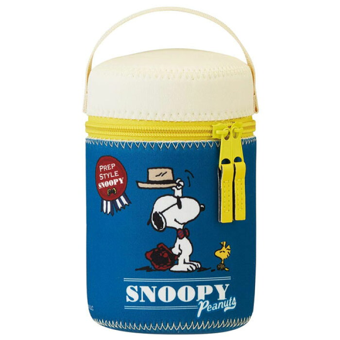 楽天市場 保温 保冷 ケース ウェット素材 スープジャー ポーチ Lサイズ スヌーピー プレッピースタイル Snoopy Ljfmc5 Ljsp5対応 ポイント 倍 送料無料 住マイル