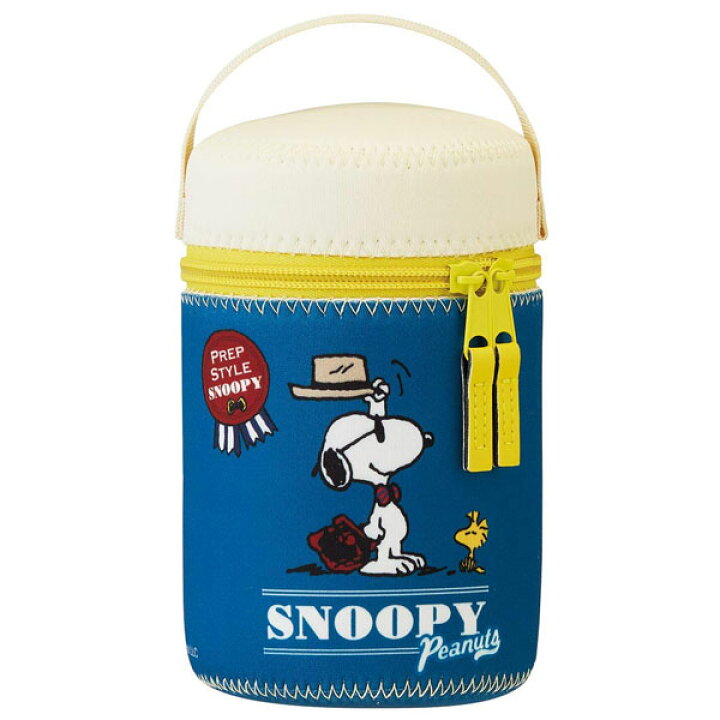 楽天市場 保温 保冷 ケース ウェット素材 スープジャー ポーチ Lサイズ スヌーピー プレッピースタイル Snoopy Ljfmc5 Ljsp5対応 ポイント 倍 送料無料 住マイル
