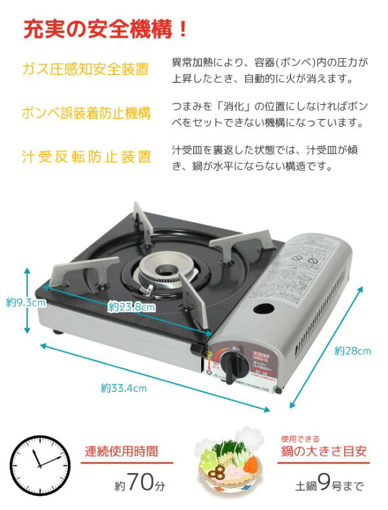 楽天市場】強化ハイカロリー3.5kW カセットコンロエベフレーム[EF-35 