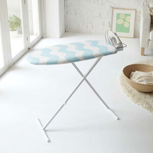 スタンド式おてがるプレスウェーブ 07809【送料無料】/ アイロン台 おしゃれ 高さ調節可 折りたたみ スチールメッシュ 置き台付き 波模様