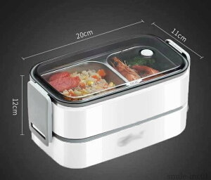 【送料無料】通学 通勤 仕切り付き 女子 男子 ステンレス ランチケース ランチボックス スクエア 保温弁当箱 レンジ対応 2段 大容量