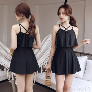 【送料無料】大人可愛い かわいい 紫外線対策 日焼け防止 切り替えデザイン ワンピース セクシービキニ 競泳水着 スイムウェア ビキニ