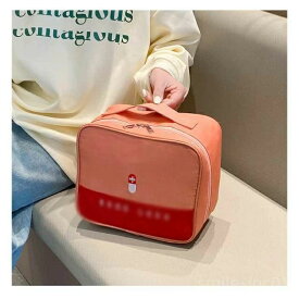 【送料無料】大容量 絆創膏 コスメポーチ 応急処置キット 多機能 救急バッグ 化粧ポーチ トラベルポーチ 携帯型 持ち運び お薬ポーチ
