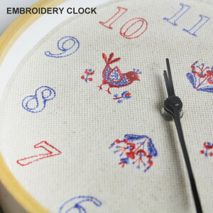 |v  hJ / GuC_[NbN EMBROIDERY CLOCK 753 yP10z/10P03Dec16