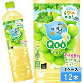 ミニッツメイド Qoo（クー）白ぶどう 950ml 12本 （12本×1ケース） PET 安心のメーカー直送