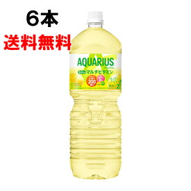 アクエリアス 1日分のマルチビタミン 2000ml 6本 （6本×1ケース） PET スポーツ飲料 熱中症対策 水分補給 日本全国送料無料