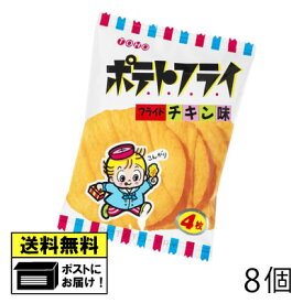 東豊製菓 ポテトフライ チキン味 11g（8袋） ポテトスナック スナック菓子 おつまみ おやつ メール便