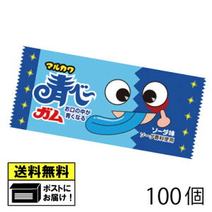 丸川製菓 青べ〜ガム (100個) ガム マルカワ 駄菓子 メール便
