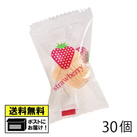 別所製菓 いちごソフト（30個） イチゴジャム イチゴ味 マシュマロ おやつ おかし お菓子 駄菓子 メール便 送料無料