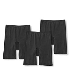 ショーツ(パンツ) 抗菌防臭加工・むれにくい　綿混ストレッチ3分丈オーバーサニタリーパンツ3枚組 スマイルランド smileland