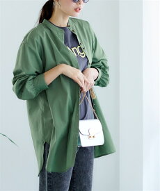 ＼クーポン有／トップス 大きいサイズ ボタンデザインバンドカラーシャツチュニック L LL 3L 4L 5L 6L 8L 10L 30代 40代 50代 女性 スマイルランド