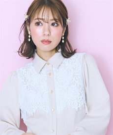 ＼クーポン有／ワンピース 大きいサイズ 衿付レースデザインワンピース marunレディース 可愛い フェミニン デート まるん マルン 20代 30代 40代 50代 春夏秋