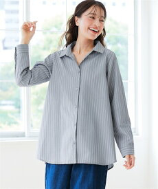トップス 大きいサイズ キテ楽ちょいゆるスキッパーシャツレディース 大きいサイズ 20代 30代 40代 50代 春 夏 お出かけ 体型カバー スマイルランド smileland