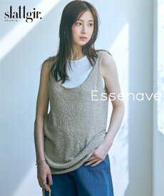 ＼クーポン有／トップス 高身長　ニットアンサンブル（トールサイズ）Essenave 無地 シンプル 30代 40代 50代 オフィスカジュアル きれいめ