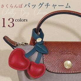 【7/21(火)12:00〜 お買い物マラソン 12時間限定全品5％OFFクーポン配布中】 バッグチャーム さくらんぼ 13色 ダックスフントチャーム レザー 皮 バッグ に つける アクセサリー チャーム 馬 ロデオ バッグチャーム キーホルダー バックチャーム 小物 おしゃれ かわいい
