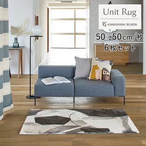 ySALEԃ|Cg2{z ^CJ[ybg 쓇DZR Unit Rug jbgO A[gi[h @F50cm×50cm1P[X(6)P[XPʂł̔̔ł UR2242 IV d h h