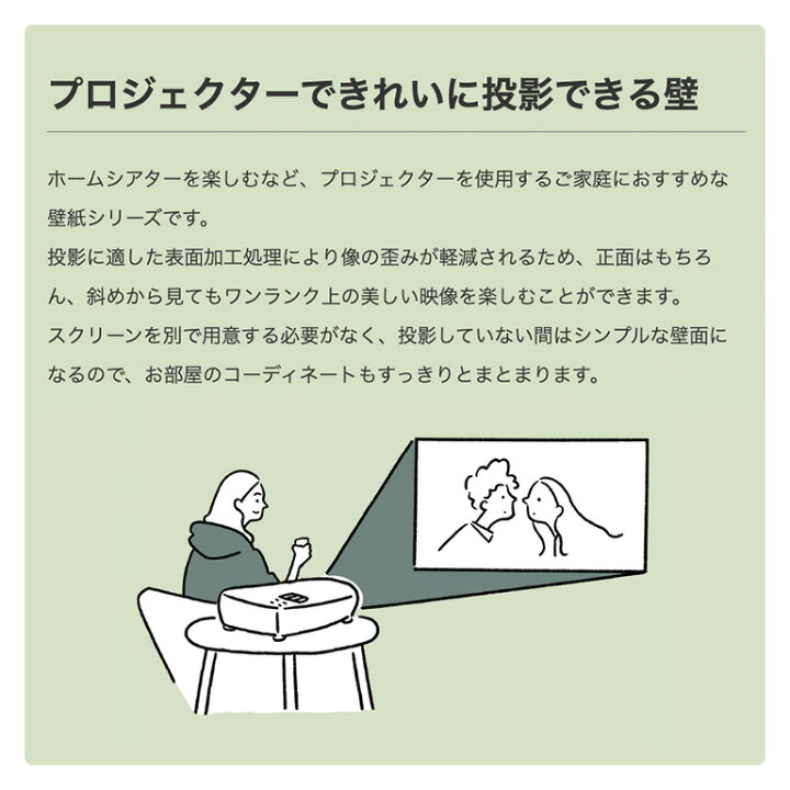 楽天市場 壁紙 サンゲツ Presentation Wall 22 25 プロジェクター用壁紙 92cm巾 のりなし K407 K408 1m単位でオーダー可能 不燃 防かび 抗菌 表面強化 プロジェクター 投影 E スタート