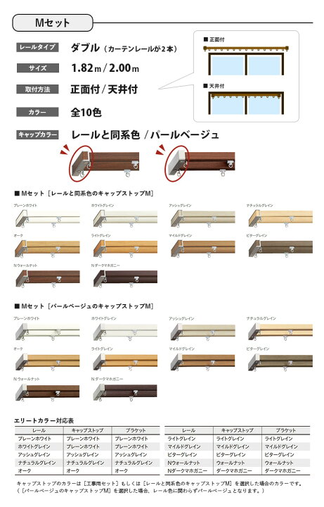 楽天市場】TOSO カーテンレール エリート ELITE □工事用セット 
